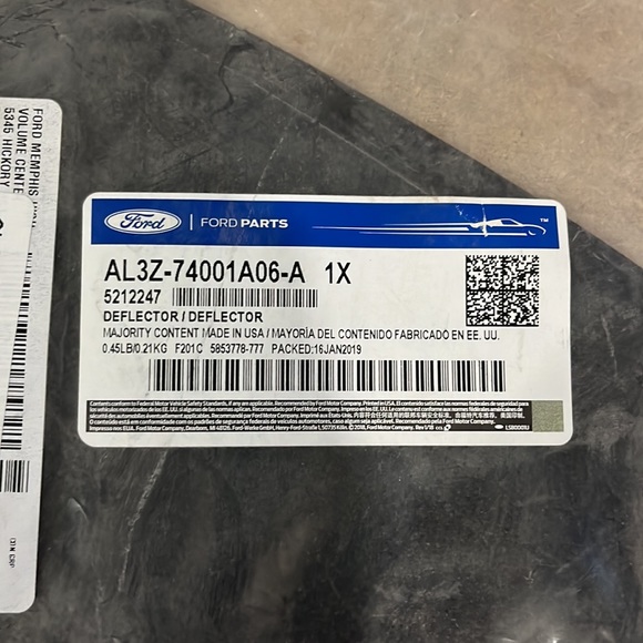 Genuine OEM Ford Air Deflector New - Picture 5 of 6